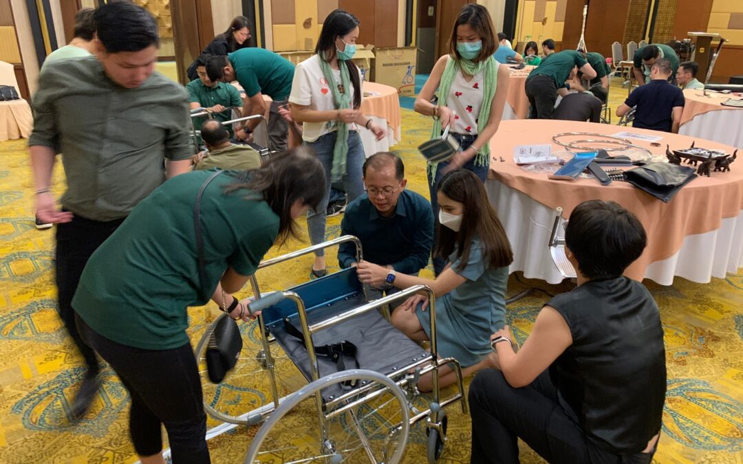 Cytiva CSR team building Wheelchair Motions