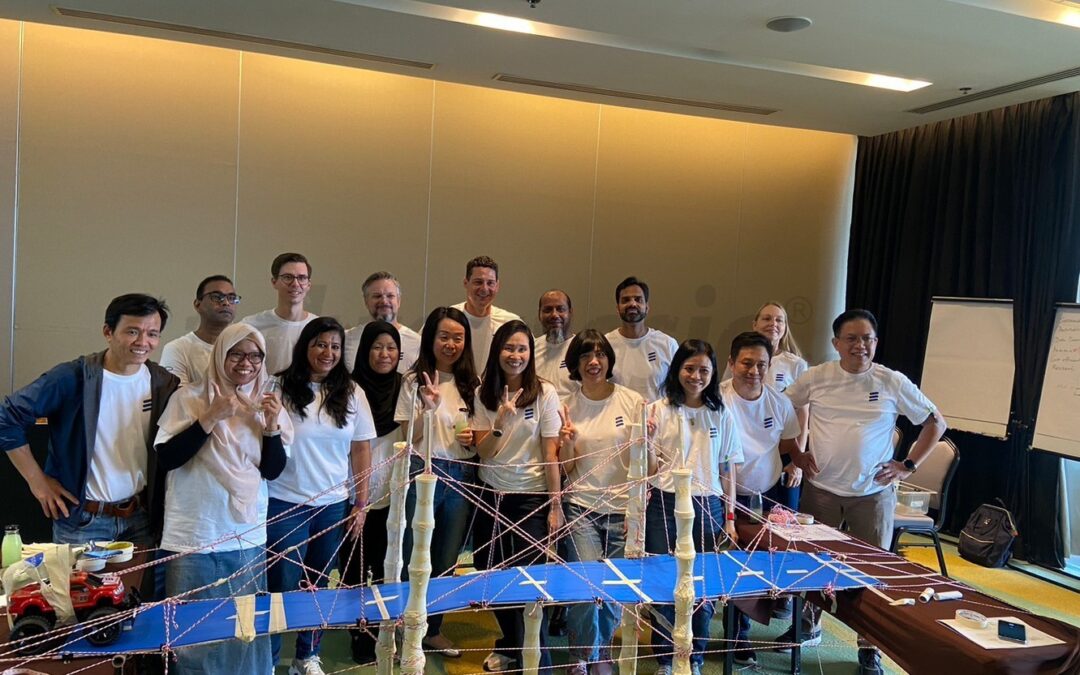 Ericsson Team Building –  Bridge Challenge and Treasure Hunting  In Bangkok.