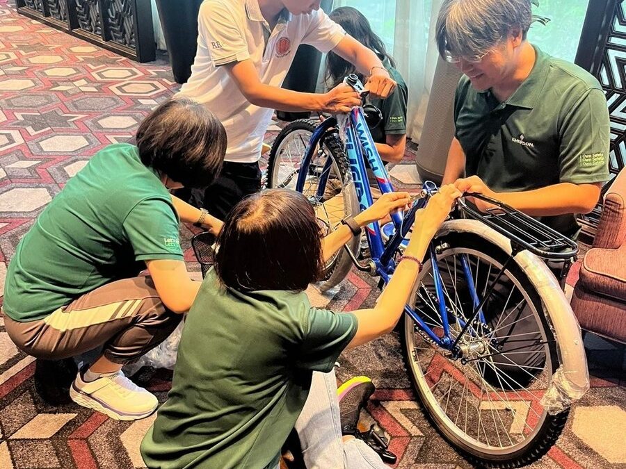 Emerson – Treasure hunt and CSR bike building and donation in Bangkok